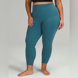 LULULEMON $128 Align With Pockets NEW Size 14 Capture Blue
